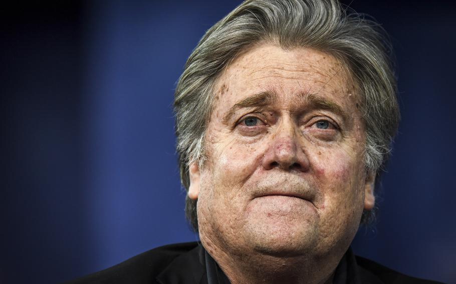 Steve Bannon attends a Feb. 23, 2017, event in Washington, D.C. 