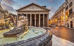 Ansbach Outdoor Recreation and USO Rome have tours of Rome planned. Pictured: The Pantheon and fountain at Piazza della Rotonda in Rome.