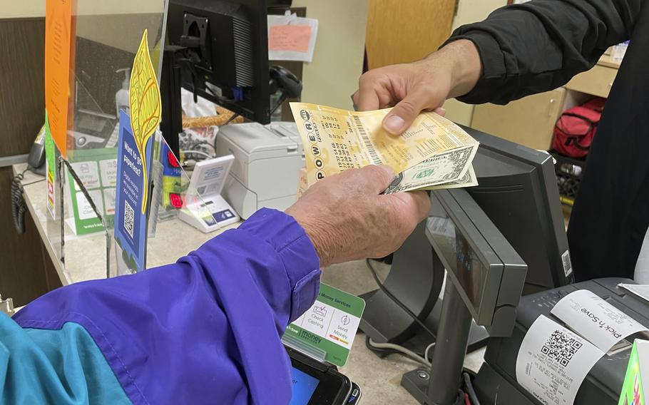 The lottery counter at a Pick ‘n Save store in Madison, Wis.