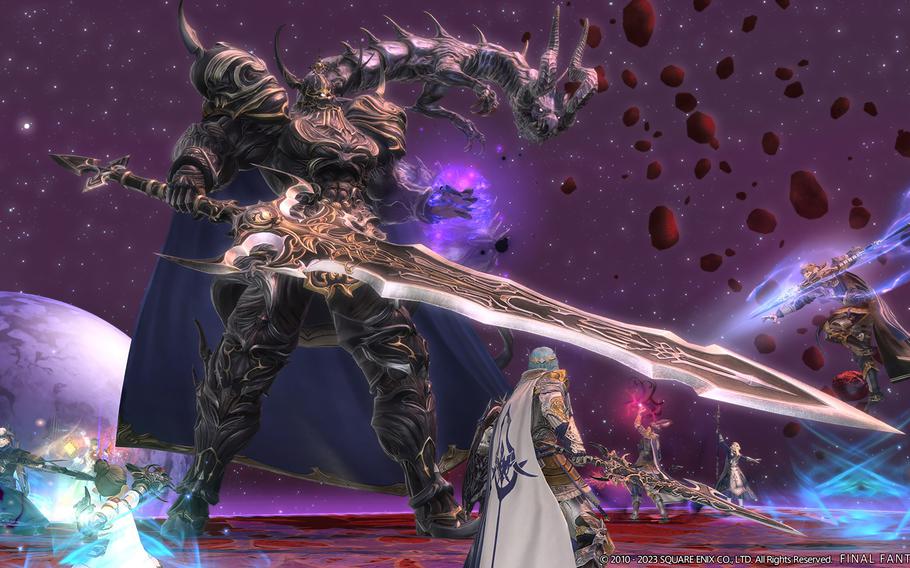 The action is full of color in Final Fantasy XVI. 