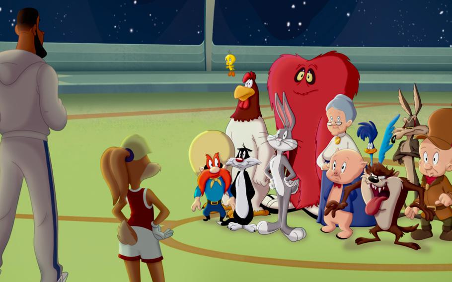 The Looney Tunes crew teams up with LeBron James in “Space Jam: A New Legacy.”