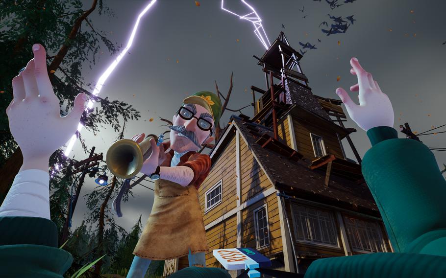 Hello Neighbor 2 expands on the original game by giving you more stuff to explore. You’re free to roam an entire neighborhood this time around, instead of just Mr. Peterson’s manor. 