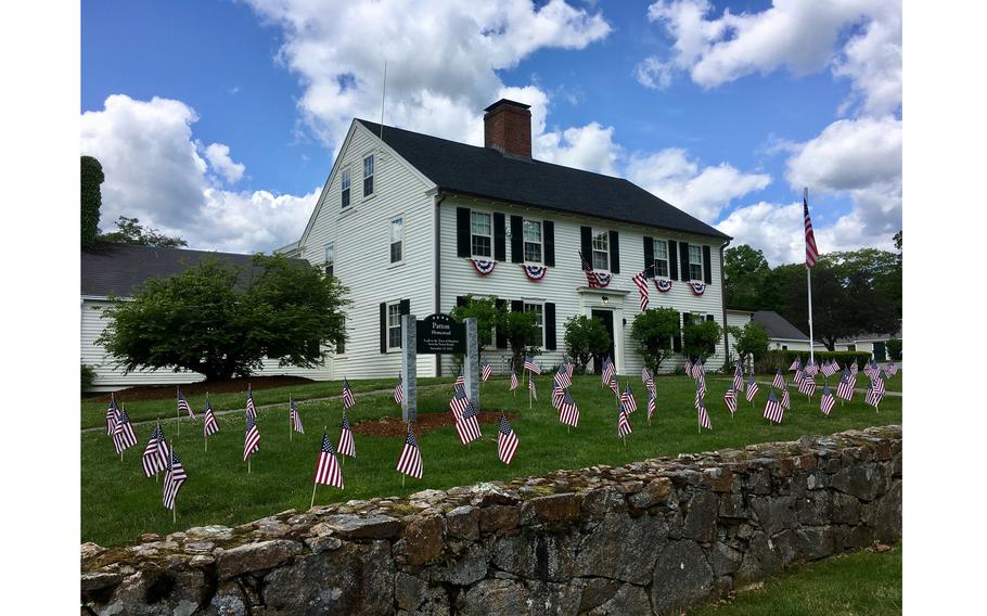 The Patton Homestead, the home in Hamilton, Mass., where Patton once lived and that now houses the Patton Family Archives.