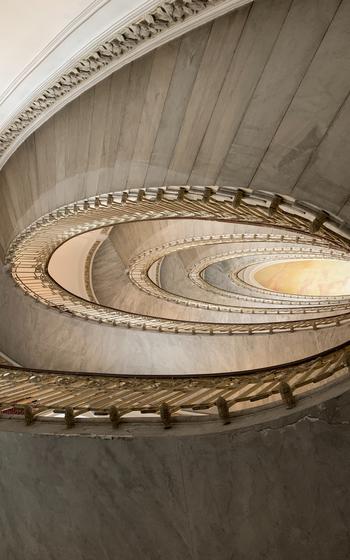 Palazzo Mannajuolo in the fashionable Chiaia district was opened in 1911 and among Naples’ best representations of Italian art nouveau architecture. While the building is closed to the public, visitors still can come in to see the elliptical staircase.