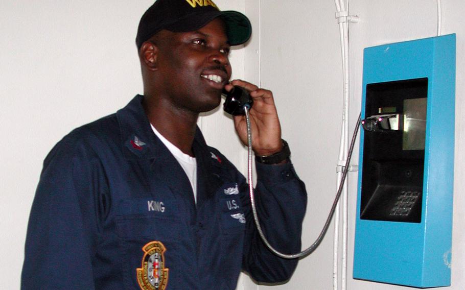 Navy Exchange Service Command's Afloat Personal Telecommunications Service, or APTS, will end Dec. 31, 2021, after providing call service aboard Navy ships for more than 25 years.