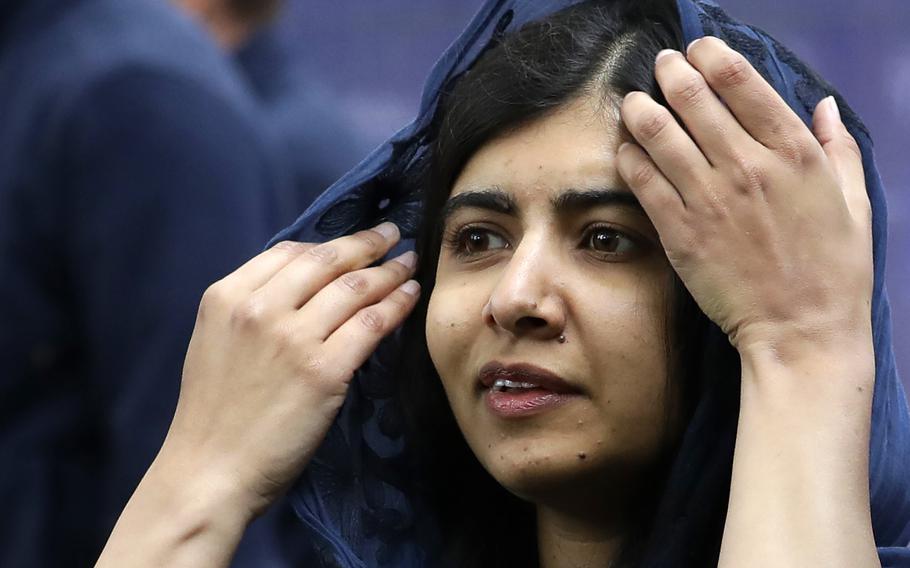 Malala Yousafzai attends an event in London on May 29, 2019. Pakistani officials said Thursday, June 10, 2021, that police have arrested a cleric after a video of him went viral on social media, in which he threatens Nobel Laureate Malala Yousafzai over her recent comments about marriage.