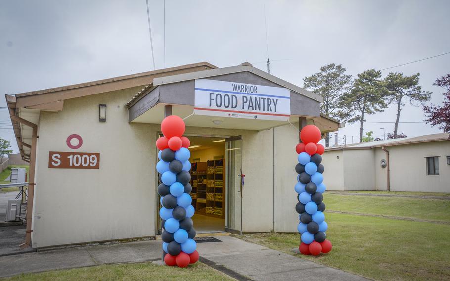 The Warrior Food Pantry opened on Camp Humphreys, South Korea, May 8, 2024.