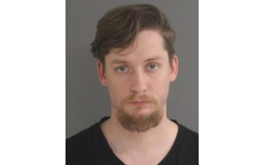 Sgt. Jeremiah Russell Peikert, 30, was arrested and charged with conspiracy for helping his brother’s plan to hire someone to kill a woman, man and two children. 
