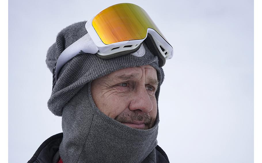 Joerg Schaefer before departing the Agile Sub-Ice Geological drill camp. 