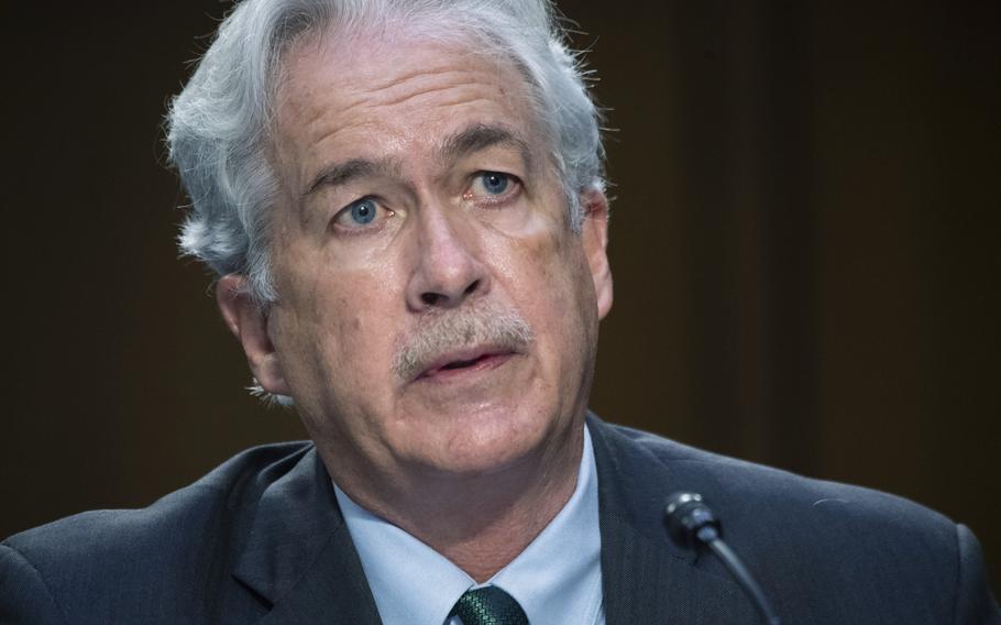 CIA Director William Burns testifies during a Senate Select Committee on Intelligence hearing about worldwide threats, on Capitol Hill in Washington, April 14, 2021.