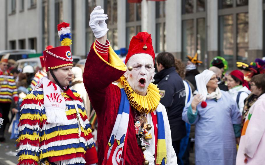 The annual Rosenmontagszug, or Carnival parade, will move through the streets of Mainz, Germany, on Feb. 12. Many other locations across Europe will also celebrate Carnival mid-month.