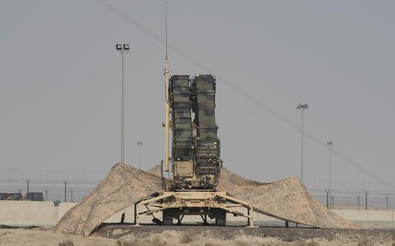 A Patriot missile launcher 