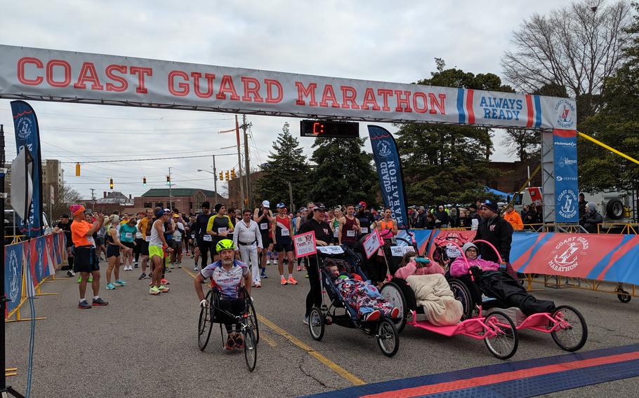 The inaugural in-person Coast Guard Marathon held in March 2022 saw nearly 1,500 runners from 45 states and three U.S. territories, with participants from as far away as Alaska and Hawaii.