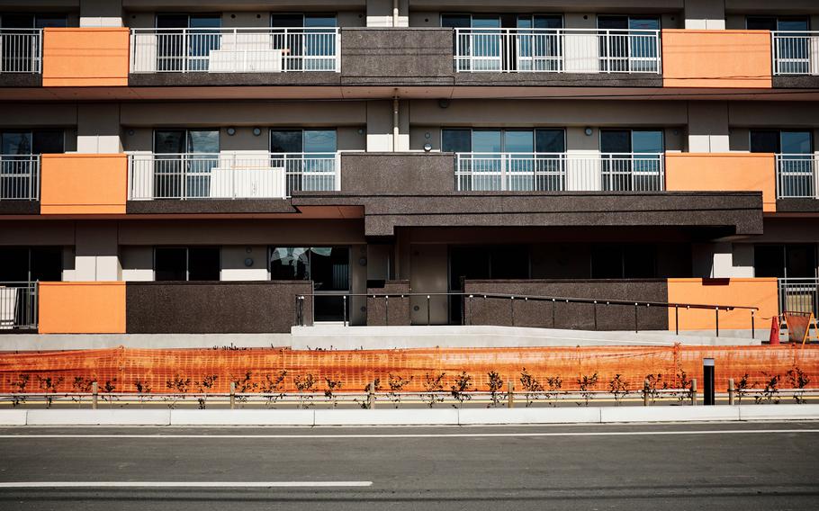 Public housing units are among the largest reconstruction efforts in Ishinomaki, Japan, as seen Feb. 10, 2016.