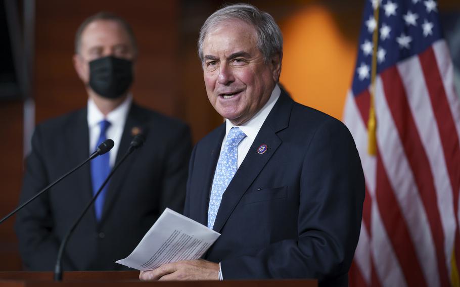 Democrats pushed a $3.5 trillion, 10-year bill strengthening social safety net and climate programs through the House Budget Committee on Saturday, but one Democrat opposed the measure in an illustration of the challenges party leaders face in getting the near unanimity they’ll need to push the sprawling package through Congress.