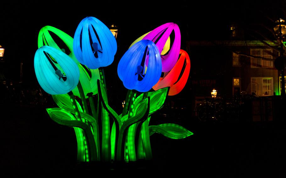 Amsterdam Light Festival is a major tourist attraction, showing several light sculptures and illuminated artworks around the Canal Ring and the River Amstel. This year’s event takes place through Jan. 21.