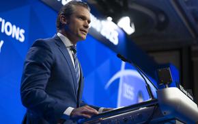 Secretary of Defense Pete Hegseth delivers remarks at the 22nd Shangri-La Dialogue in Singapore, May 30, 2025. (DoD photo by U.S. Navy Petty Officer 1st Class Alexander Kubitza)