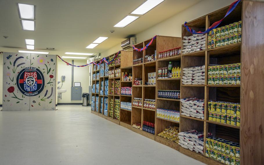 The Warrior Food Pantry opened on Camp Humphreys, South Korea, May 8, 2024.