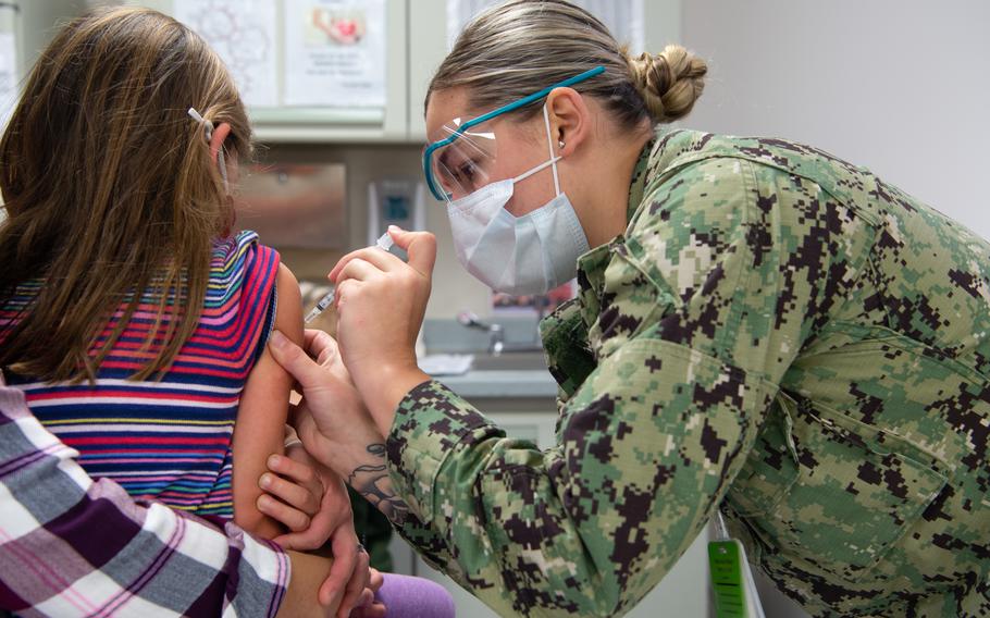 Following approval from the Centers for Disease Prevention and Control (CDC), Naval Medical Center Portsmouth (NMCP) began providing the COVID-19 pediatric vaccination to children between the ages of five and eleven, Nov. 8, 2022.