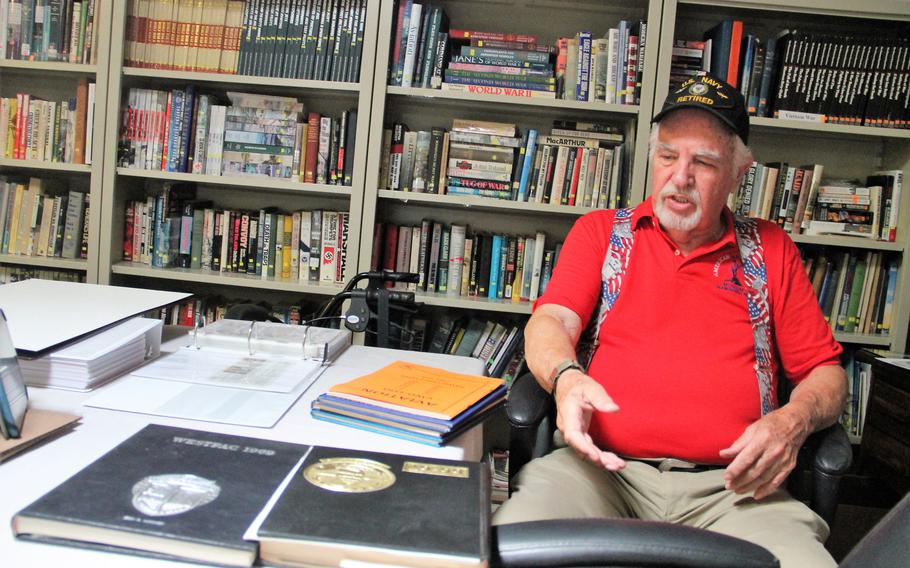 Vietnam Veteran Jerry Mooney talks about his cruise books and how they "represent my life in Vietnam from 1966 through 1975 with the exception of 1970-1973 when I was back in the U.S." Mooney was stationed at Kirtland Air Force Base from 1970-1973.