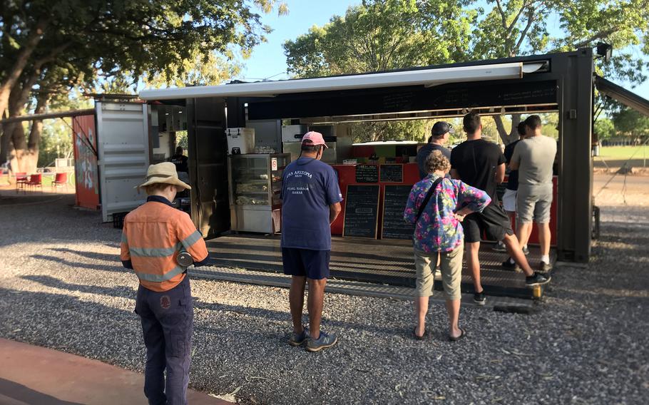 The Pop Rocket Café is a great place for a snack after a dip in the Katherine Hot Springs in Australia's Northern Territory. 