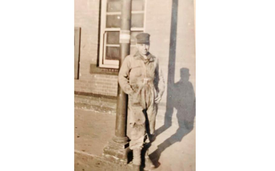 U.S. Army Pvt. James B. McCartney, 22, was assigned to Company B, 1st Battalion, 222nd Infantry Regiment, 42nd Infantry Division in early 1945.