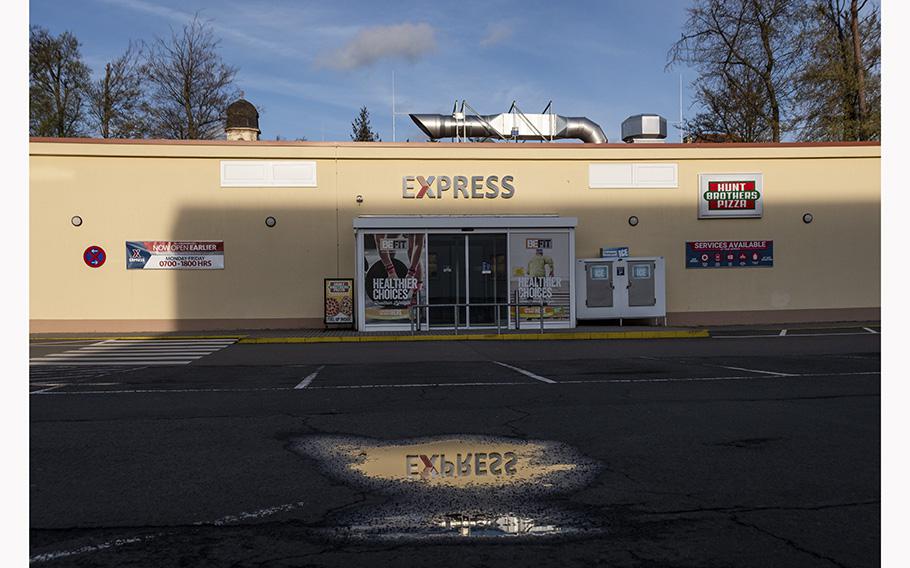 The AAFES Express shop on Kleber Kaserne, as seen on Friday, April 28, 2023. 