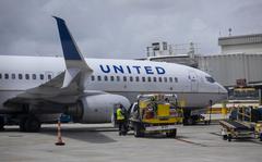 A passenger aircraft operated by United Airlines at Miami International Airport in Miami on June 16, 2021. MUST CREDIT: Bloomberg photo by Eva Marie Uzcategui.
