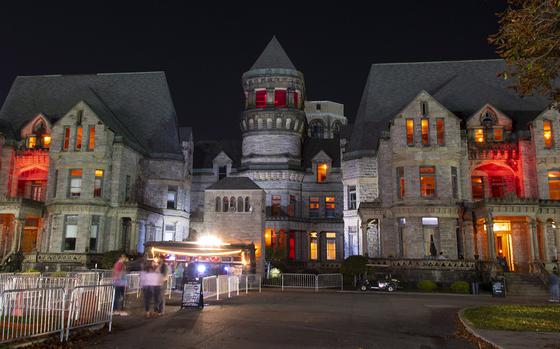 The Ohio State Reformatory in Mansfield is transformed into Blood Prison during October. 