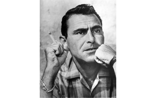A publicity photo portrait of Rod Serling for the premiere of the television program The Twilight Zone on Sept. 10, 1959.