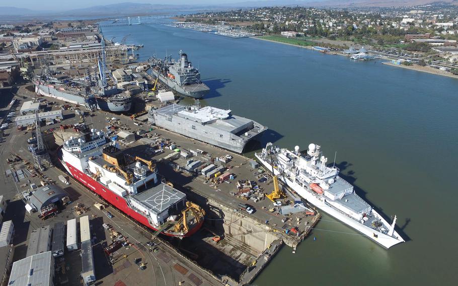 Mare Island Dry Dock in California.