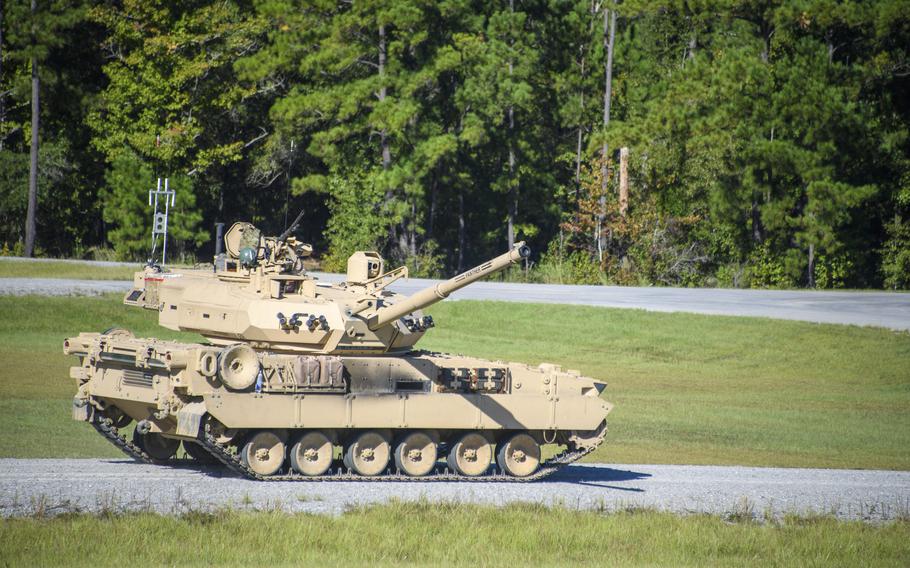 The M10 Booker Combat Vehicle, a new light tank-like assault weapon, pictured in this undated photo, was officially unveiled by the Army on Saturday, June 10, 2023.