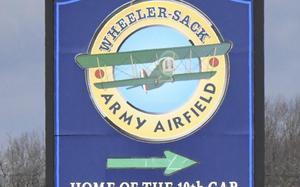 An Army base sign.
