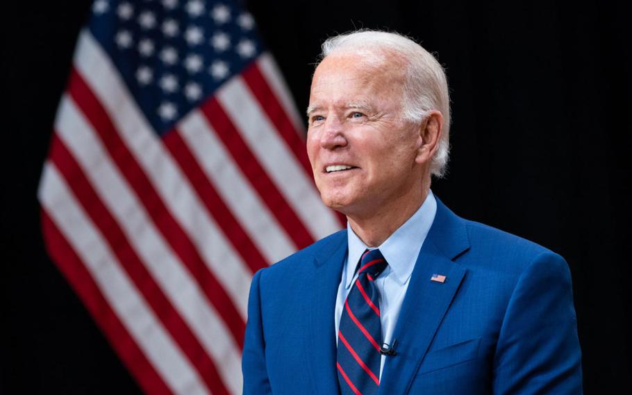 The first portrait of Joe Biden as president of the United States on Jan. 1, 2021.