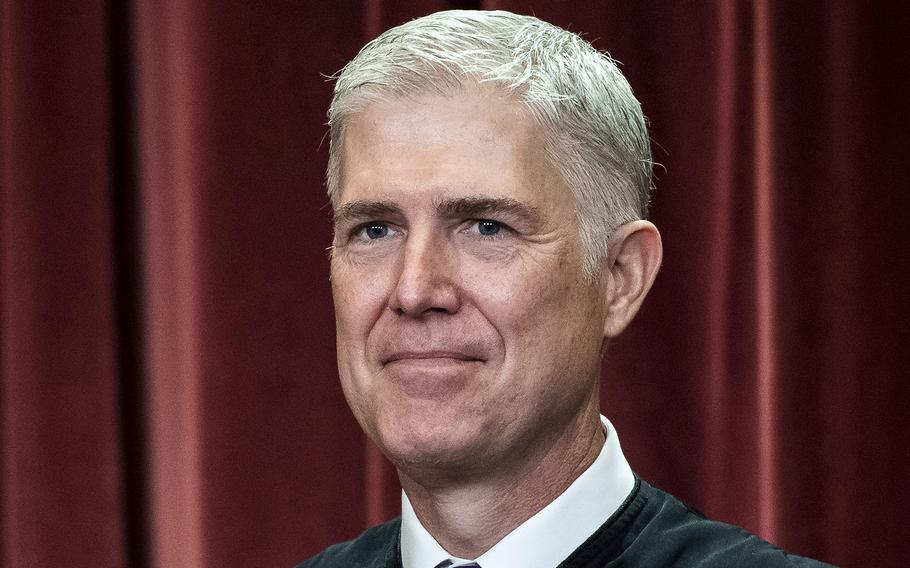 Justice Neil M. Gorsuch. 