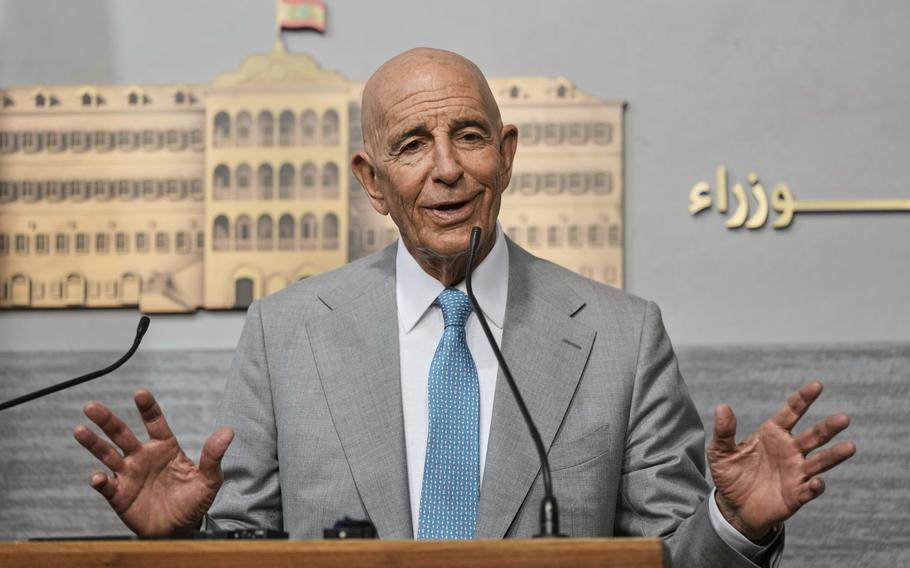 Tom Barrack speaks