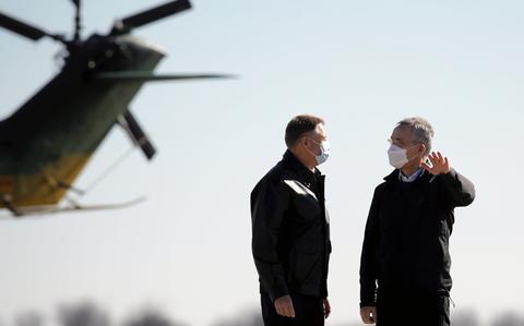 In Romania, NATO chief visits air base hosting US troops thumbnail