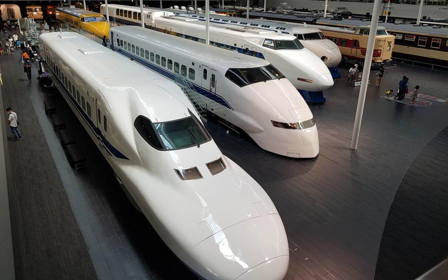 The SCMaglev and Railway Park Museum in Nagoya, Japan, boasts nearly 40 rolling stock displays that allow visitors to experience Japanese locomotive history up close. 