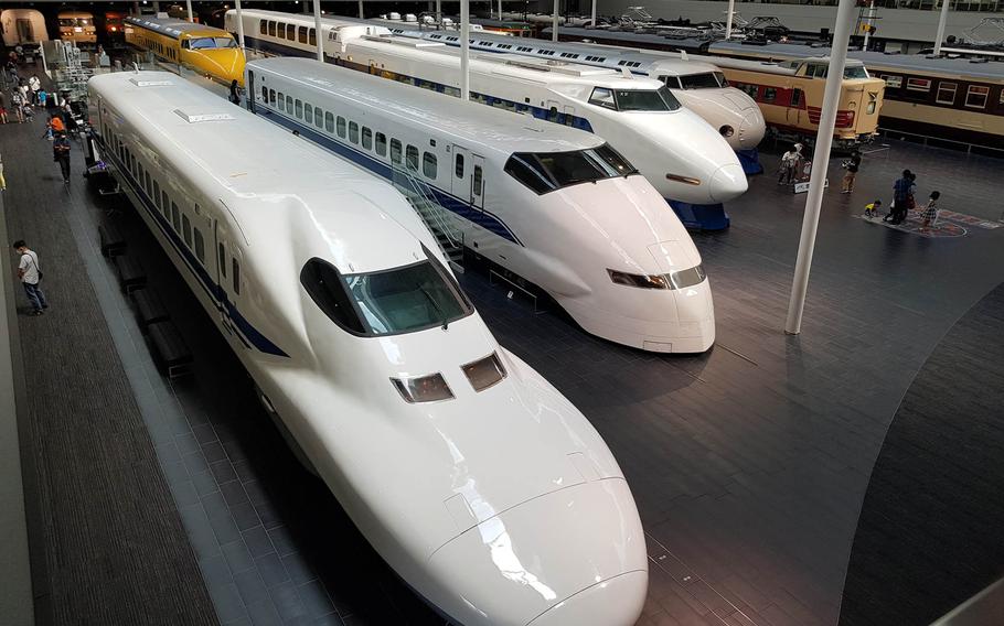 The SCMaglev and Railway Park Museum in Nagoya, Japan, boasts nearly 40 rolling stock displays that allow visitors to experience Japanese locomotive history up close. 
