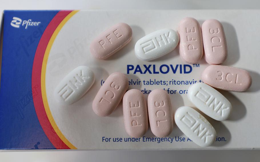 Pfizer’s Paxlovid is displayed on July 7, 2022, in Pembroke Pines, Florida. 