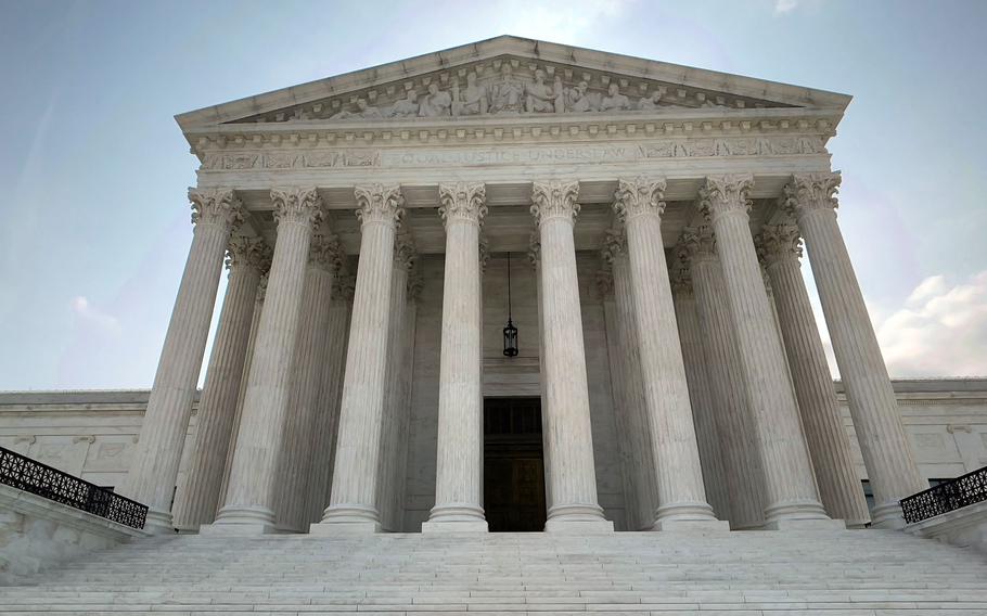 The U.S. Supreme Court building as seen in July 2021 in Washington, D.C. 