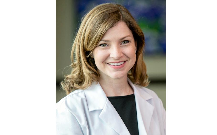 Kelly Pretorius, 38, a Dallas native and a pediatric nurse practitioner with a doctorate in nursing from the University of Texas at Austin, is one of several administrators for the Okinawa Civilian Medical Forum on Facebook.