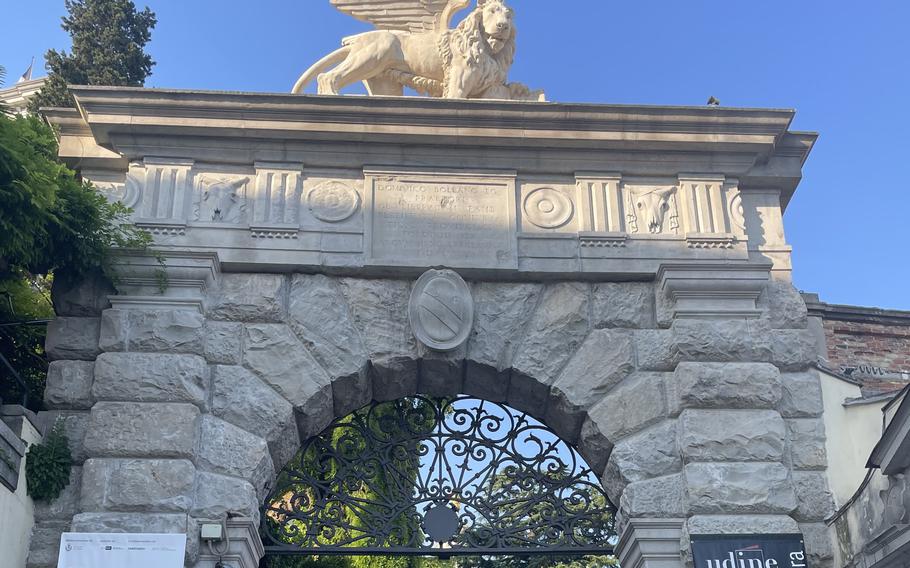 The Arco Bollani in Udine, Italy, is named after a Venetian soldier. It sits at the bottom of a path that leads up to the castle of Udine. 