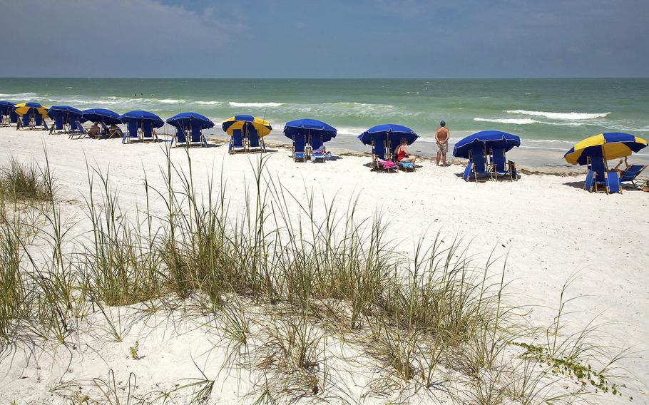 The main beach at Caladesi Island State Park, a barrier island along the Gulf of Mexico, on Florida’s West Coast in Dunedin, Fla., May 21, 2008. Caladesi Island State Park has been ranked No. 4 on the list of the nation’s best beach for 2023, according to the annual ranking released May 18 by the university professor known as “Dr. Beach.” 