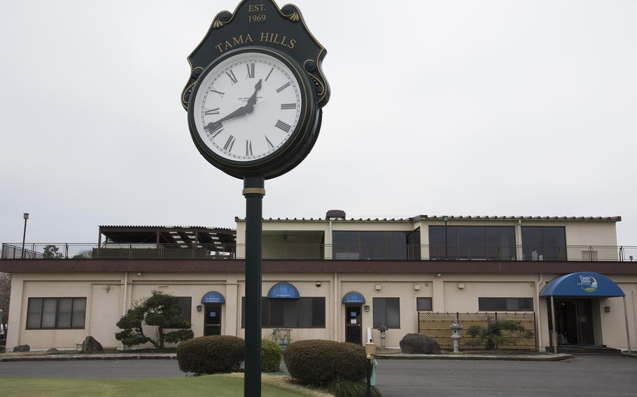 The Tama Hills Golf Course in western Tokyo, seen here March 31, 2023, is near the end of a nine-month clubhouse renovation. 