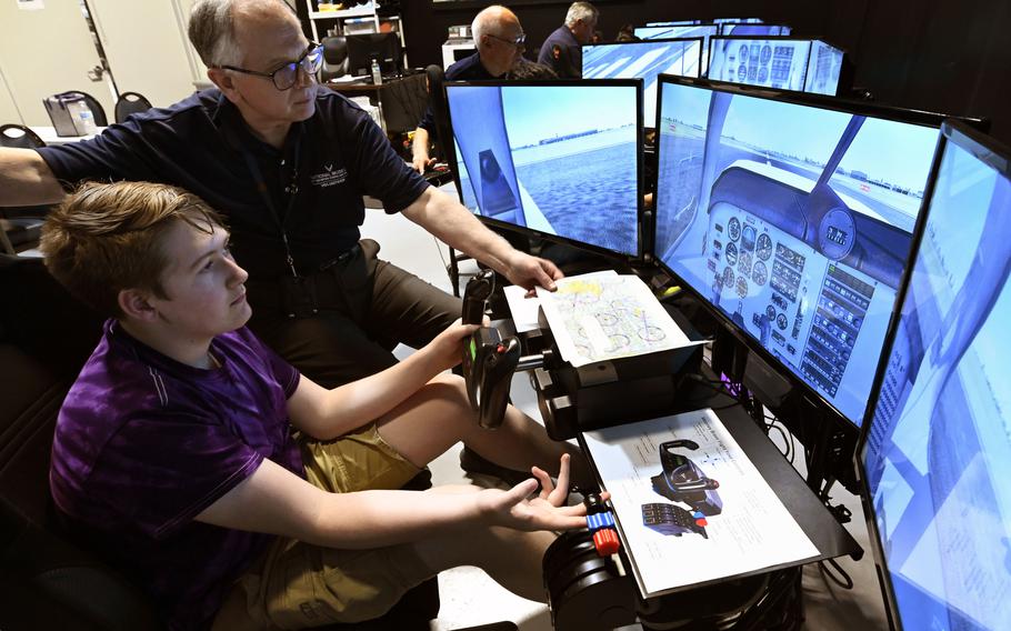The Intro to Pilot program at the National Museum of the U.S. Air Force has been designed to inspire and educate students about a career as an aviator.