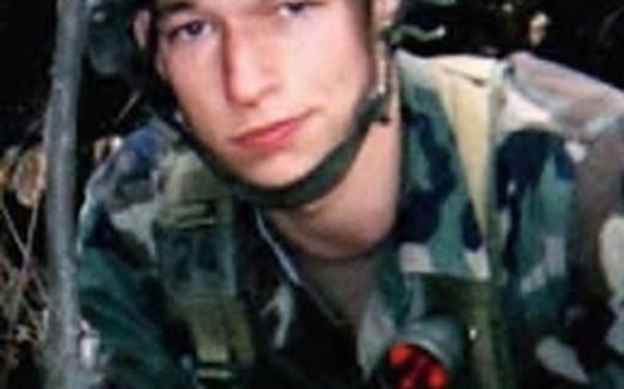 Spc. Jason Disney, a soldier with the 7th Transportation Battalion, Fort Bragg, N.C. who died at Bagram Airfield, Afghanistan on Feb. 13, 2002. The main road that ran through the base was named after him.