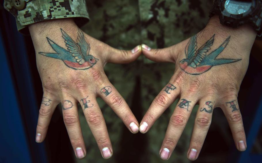 All of the U.S. military’s service branches have, in recent years, made their policies less restrictive regarding the size and location of tattoos.