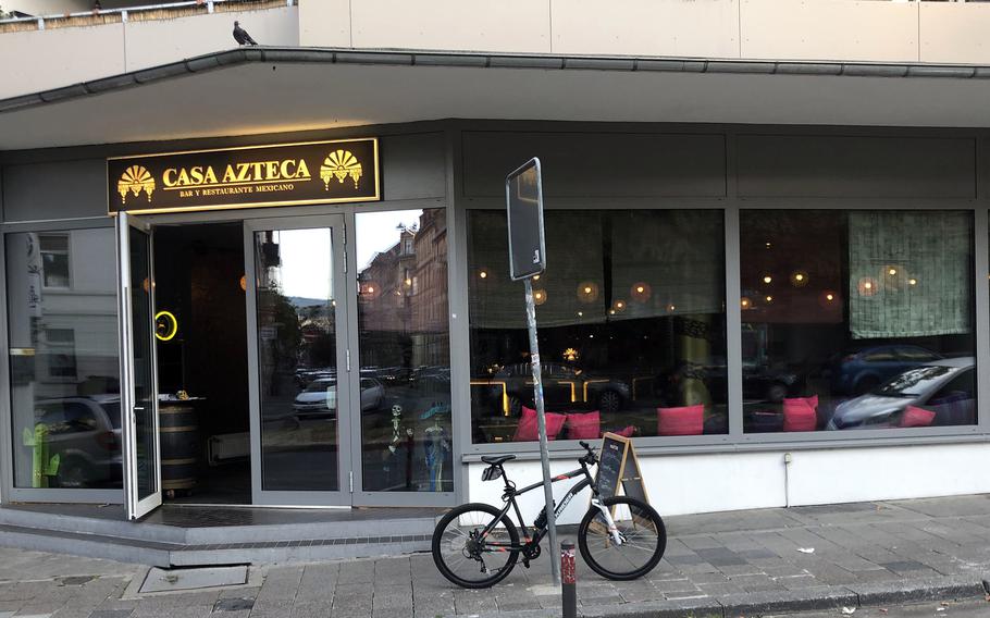 Casa Azteca Mexican Restaurant is located in a residential area of ​​Wiesbaden, Germany.