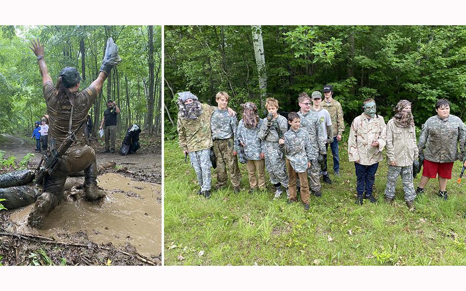 Snapshots posted June 26, 2023, show moments experienced at the third annual Green Beret with a Challenge event held in New Hampshire.